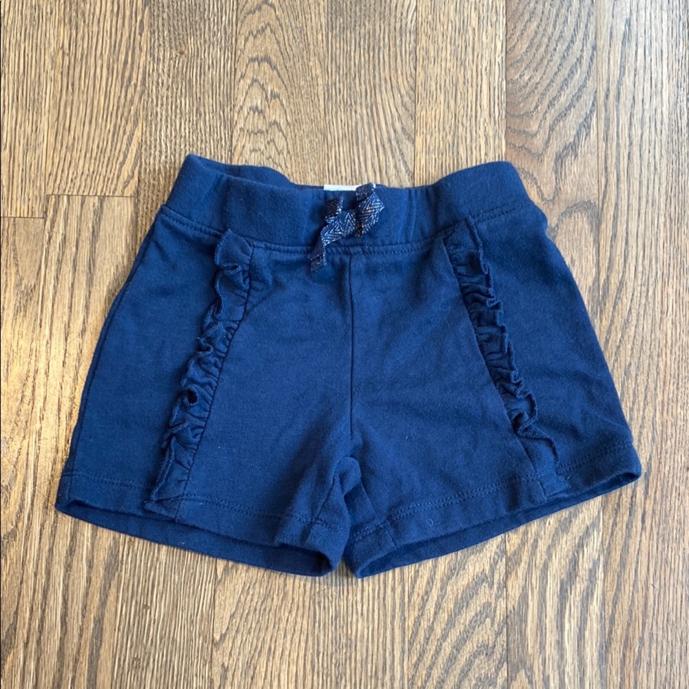Girl’s Navy Blue Ruffle Shorts size 5